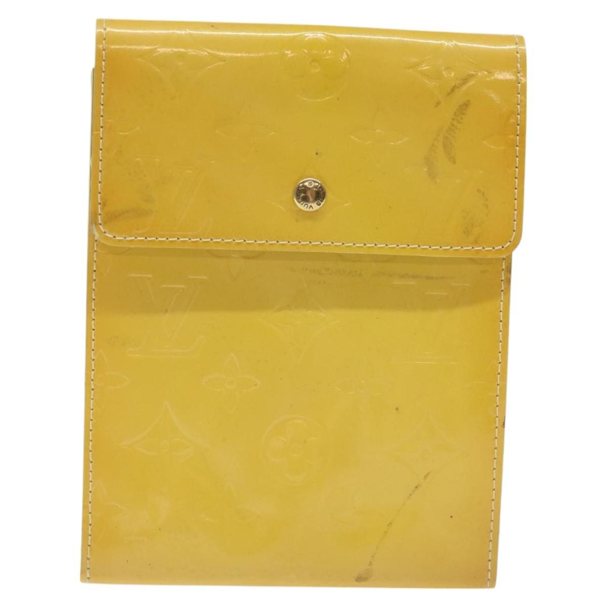 Louis Vuitton Kenmare Shoulder Bag Patent Leather Yellow Patent_Leather Clutche & Pouche Bag (Authentic Pre-Loved)