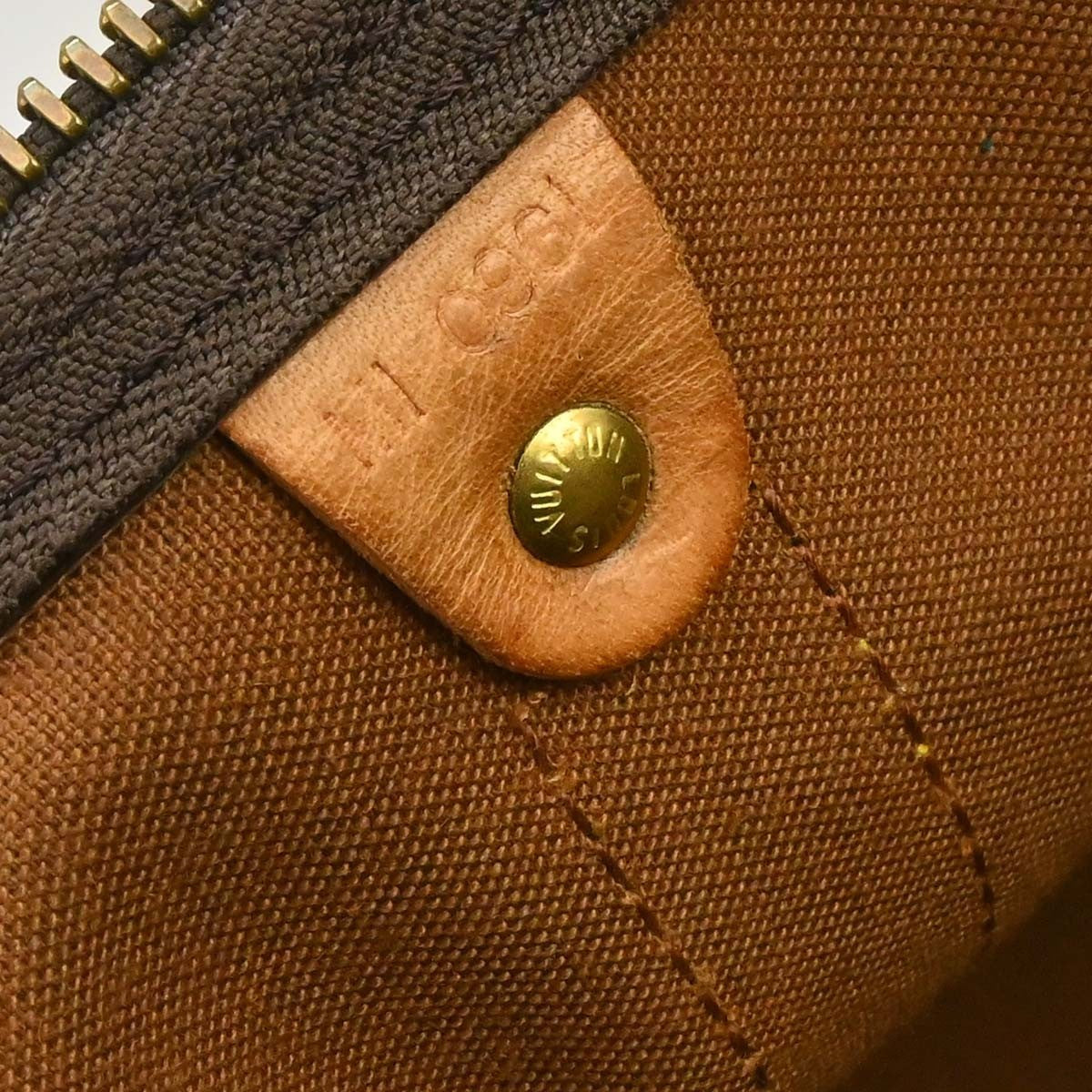 Louis Vuitton Keepall Bag Monogram Canvas Brown Canvas Travel Bag Bag (Pre-Loved)