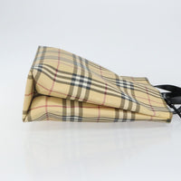 Burberry Nova Check Tote Canvas Check Pattern Beige Canvas Tote Bag Bag (Authentic Pre-Loved)
