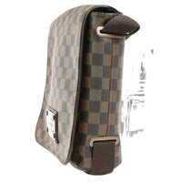 Louis Vuitton Brooklyn Handbag Damier Brown Canvas Shoulder Bag Bag (Pre-Loved)
