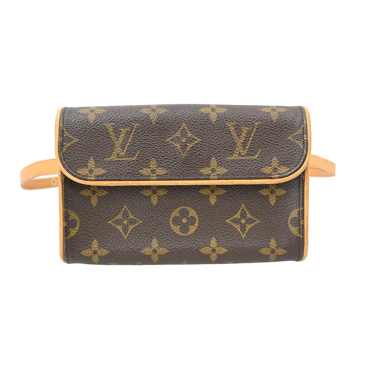 Louis Vuitton Louis Vuitton Florentine Waist Bag Monogram Canvas Brown Canvas Clutche & Pouche Bag (Pre-Loved)