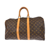 Louis Vuitton Louis Vuitton Keepall Bag Monogram Canvas Brown Canvas Travel Bag Bag (Pre-Loved)