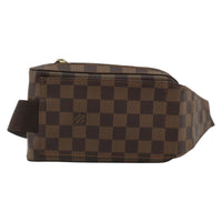 Louis Vuitton Geronimos Waist Bag Damier Brown Canvas Shoulder Bag Bag (Authentic Pre-Loved)