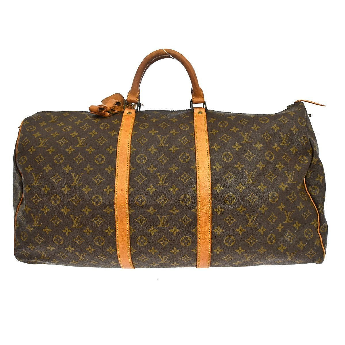 Louis Vuitton Louis Vuitton Keepall Bag Monogram Canvas Brown Canvas Travel Bag Bag (Authentic Pre-Loved)