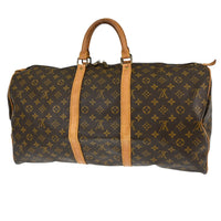 Louis Vuitton Louis Vuitton Keepall Bag Monogram Canvas Brown Canvas Travel Bag Bag (Pre-Loved)