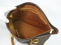 Louis Vuitton Cabas Mezzo Monogram Canvas Brown Canvas Tote Bag Bag (Pre-Loved)