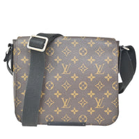 Louis Vuitton District Messenger Bag Macassar Monogram Canvas Brown Canvas Shoulder Bag Bag (Authentic Pre-Loved)