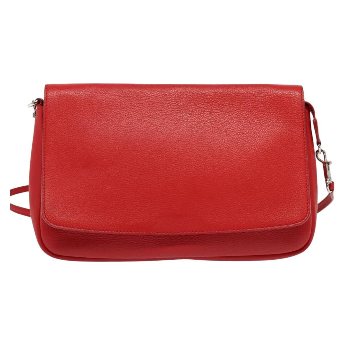Louis Vuitton Essential Cuir Boheme Handbag Leather Red Leather Shoulder Bag Bag (Authentic Pre-Loved)