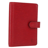 Louis Vuitton Agenda Cover Epi Leather Red Leather Wallets Accessory (Pre-Loved)