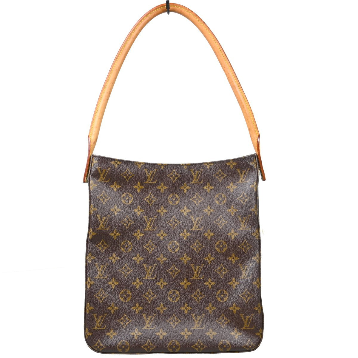 Louis Vuitton Monogram Looping Handbag Monogram Canvas Brown Canvas Shoulder Bag Bag (Pre-Loved)