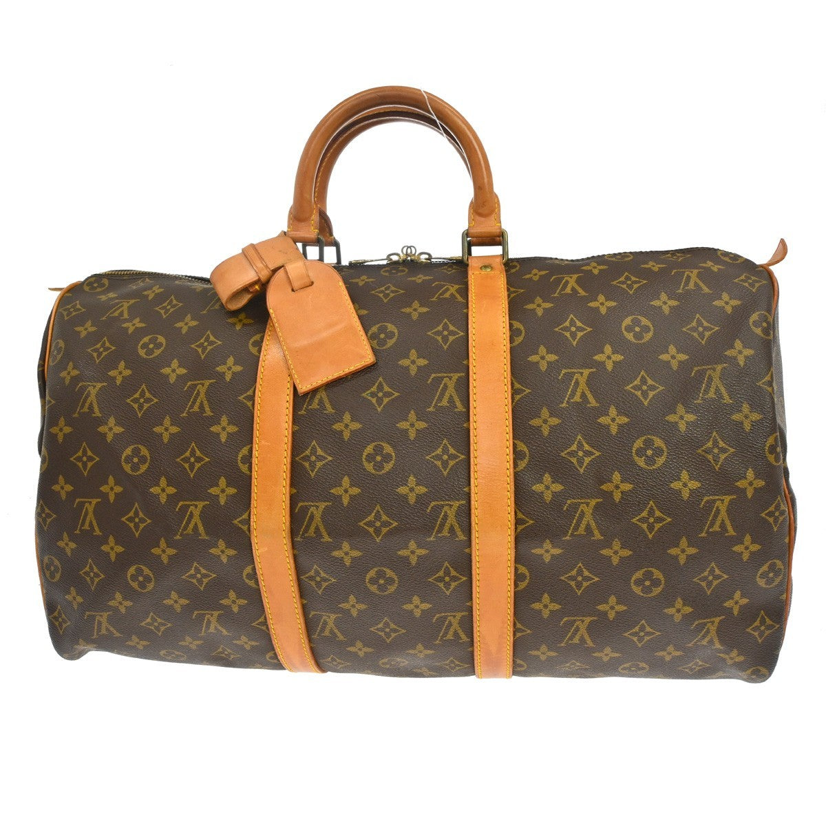 Louis Vuitton Louis Vuitton Keepall Bag Monogram Canvas Brown Canvas Travel Bag Bag (Pre-Loved)