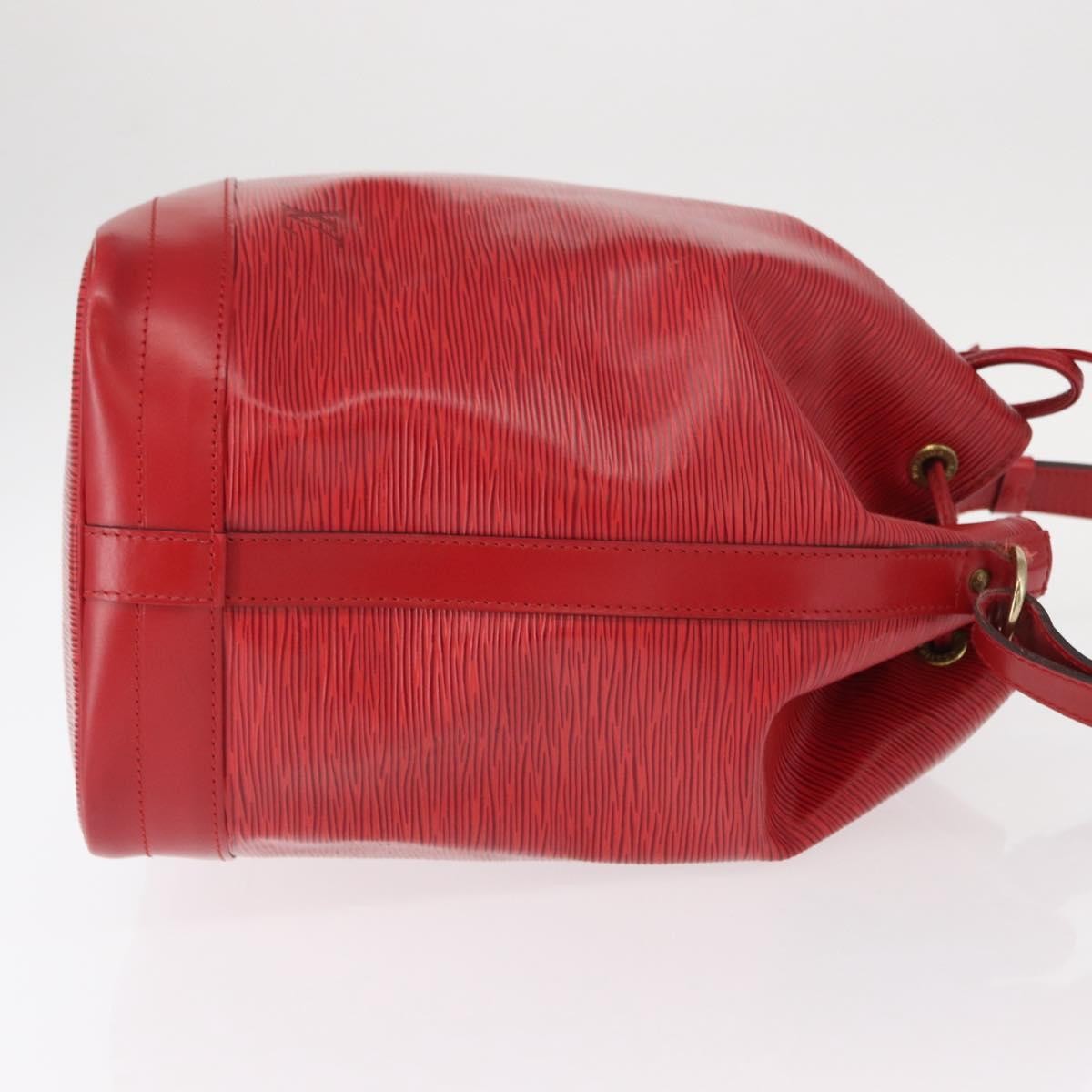 Louis Vuitton Petit Noe Nm Handbag Epi Leather Red Leather Shoulder Bag Bag (Pre-Loved)