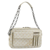 Louis Vuitton Mckenna Shoulder Bag Mini Lin Gold Canvas Bag (Pre-Loved)