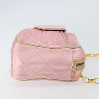 Chanel Vintage Camera Tassel Bag Satin Pink Satin Shoulder Bag Bag (Pre-Loved)