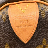 Louis Vuitton Speedy Handbag Monogram Canvas Brown Canvas Handbag (Pre-Loved)