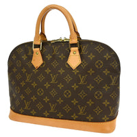 Louis Vuitton Louis Vuitton Alma Handbag Monogram Canvas Brown Canvas Handbag (Pre-Loved)