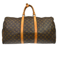 Louis Vuitton Keepall Bag Monogram Canvas Brown Canvas Travel Bag Bag (Pre-Loved)