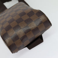 Louis Vuitton Geronimos Waist Bag Damier Brown Canvas Clutche & Pouche Bag (Pre-Loved)