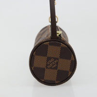 Louis Vuitton Louis Vuitton Papillon Pochette Damier Brown Canvas Clutche & Pouche Bag (Pre-Loved)