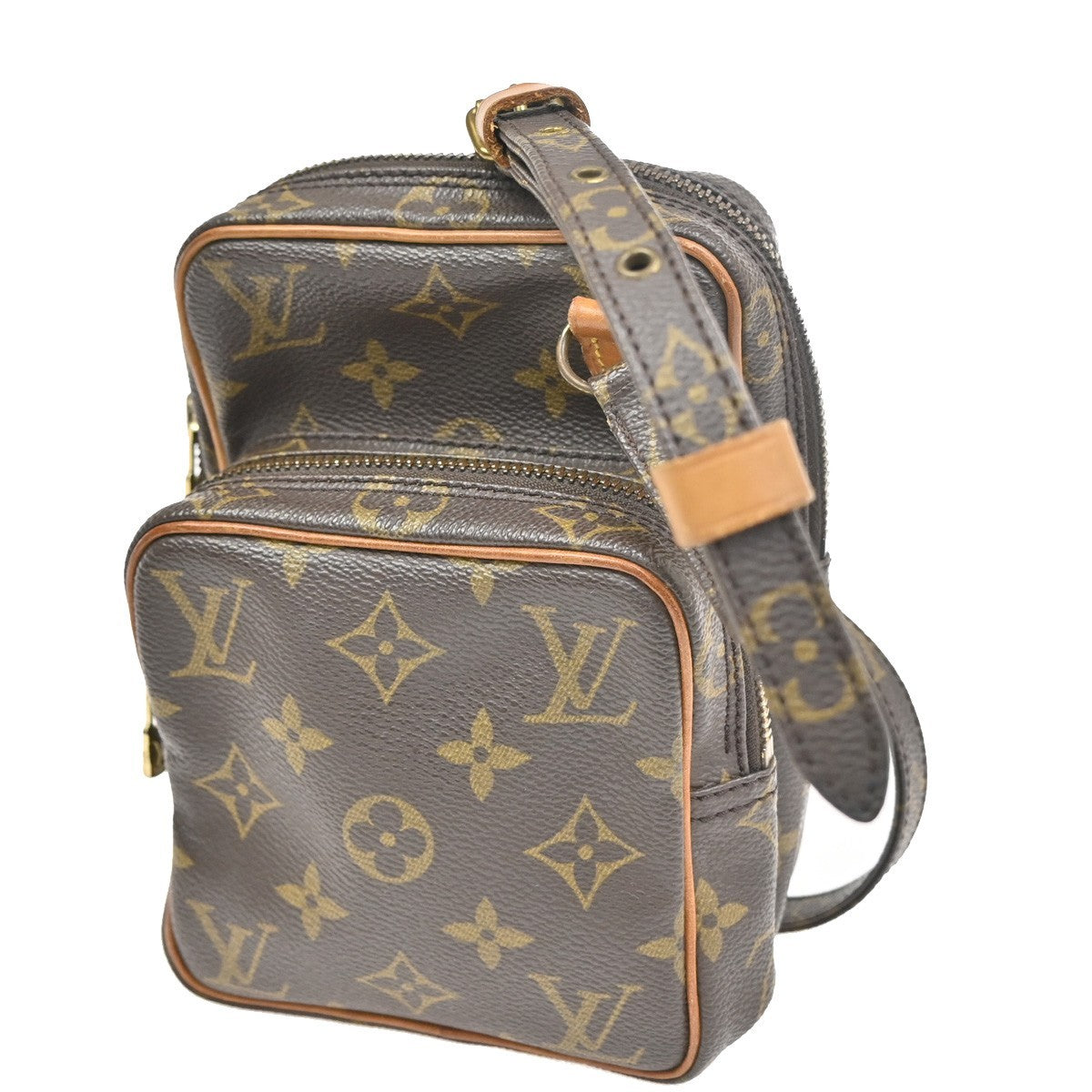 Louis Vuitton Amazone Bag Monogram Canvas Brown Canvas Shoulder Bag Bag (Authentic Pre-Loved)