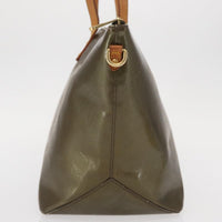 Louis Vuitton Bellevue Handbag Monogram Vernis Brown Patent_Leather Tote Bag Bag (Pre-Loved)