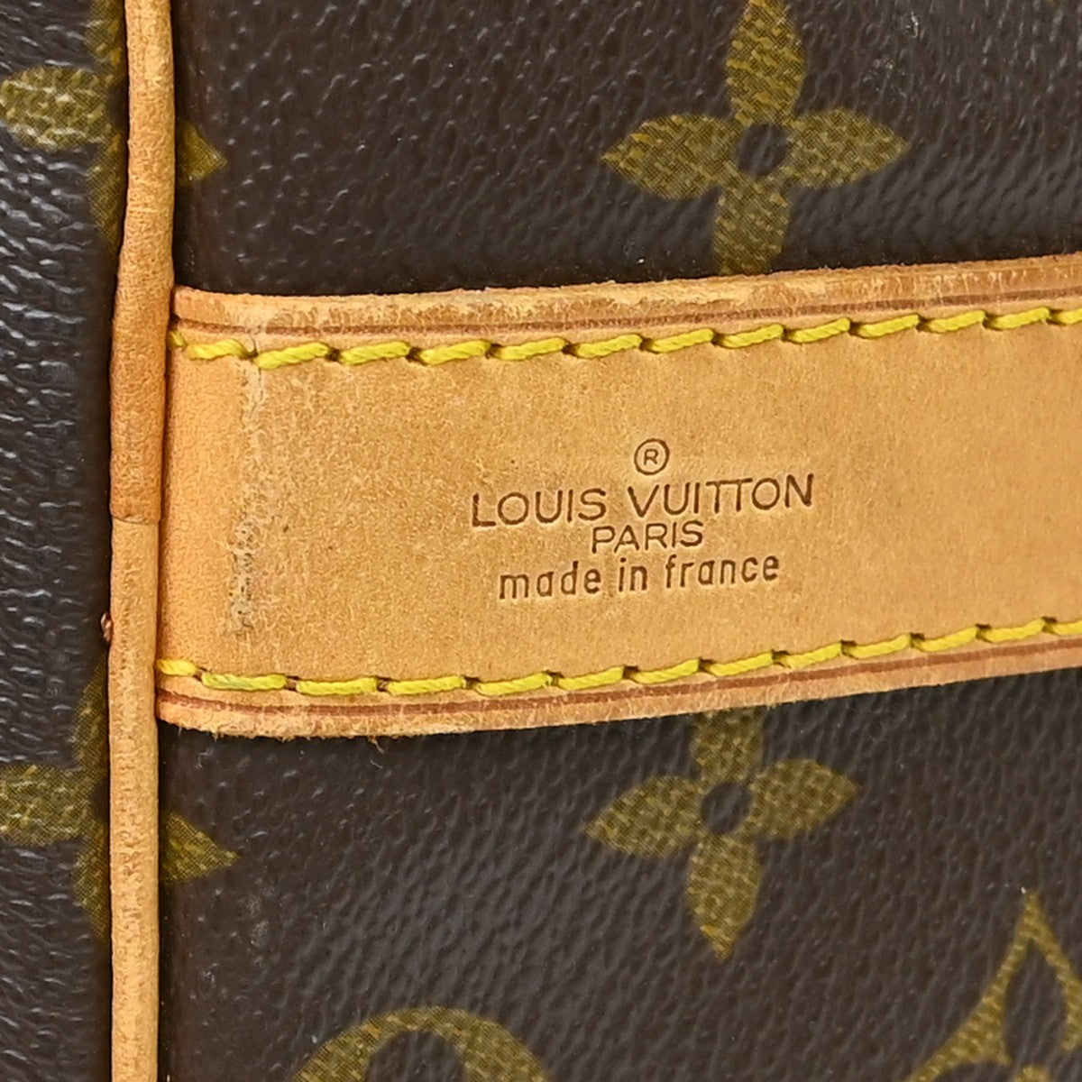Louis Vuitton Keepall Bandouliere Bag Monogram Canvas Brown Canvas Travel Bag Bag (Authentic Pre-Loved)