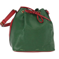 Louis Vuitton Bicolor Petit Noe Handbag Epi Leather Green Leather Shoulder Bag Bag (Authentic Pre-Loved)