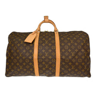 Louis Vuitton Louis Vuitton Keepall Bag Monogram Canvas Brown Canvas Travel Bag Bag (Pre-Loved)