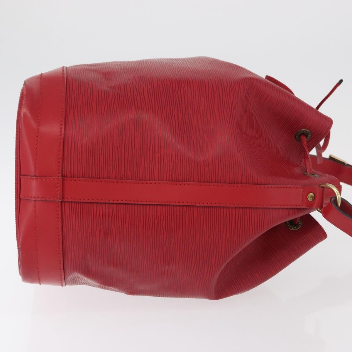 Louis Vuitton Noe Handbag Epi Leather Red Leather Shoulder Bag Bag (Authentic Pre-Loved)