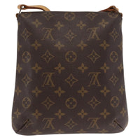 Louis Vuitton Musette Salsa Handbag Monogram Canvas Brown Canvas Shoulder Bag Bag (Pre-Loved)
