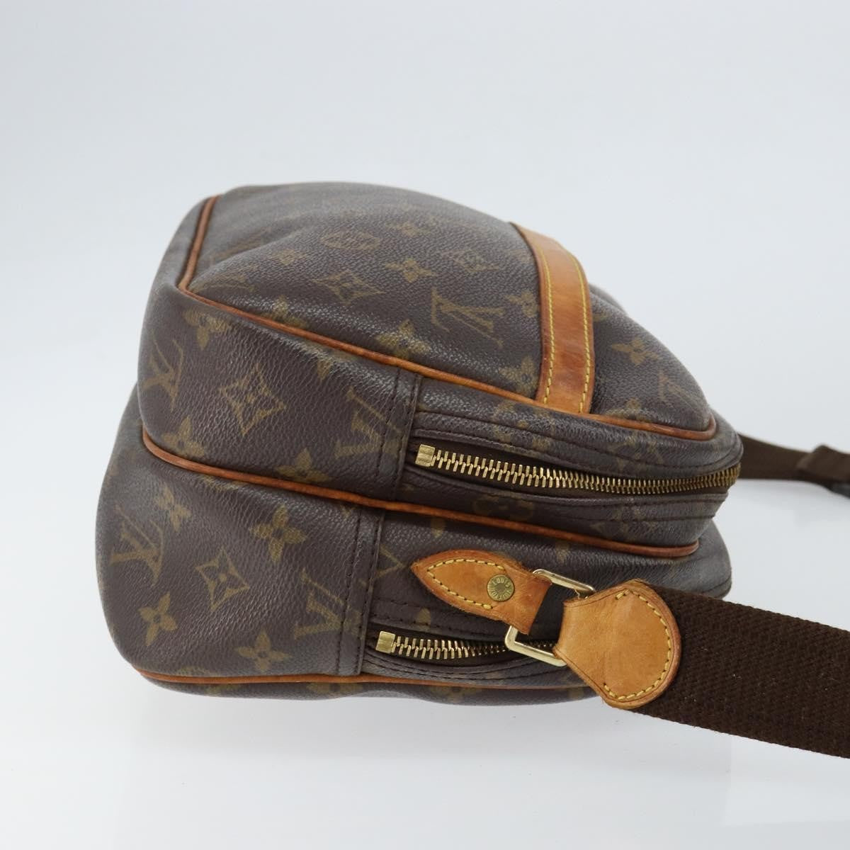 Louis Vuitton Reporter Bag Monogram Canvas Brown Canvas Shoulder Bag Bag (Authentic Pre-Loved)