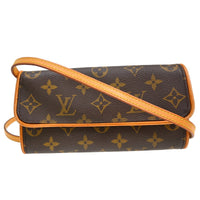 Louis Vuitton Louis Vuitton Twin Handbag Monogram Canvas Brown Canvas Clutche & Pouche Bag (Authentic Pre-Loved)