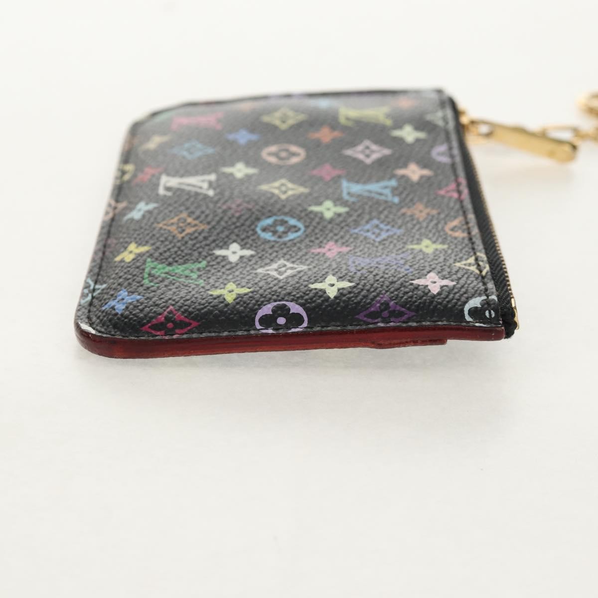 Louis Vuitton Pochette Clés Nm Monogram Multicolor Canvas Black Canvas Wallets Accessory (Authentic Pre-Loved)