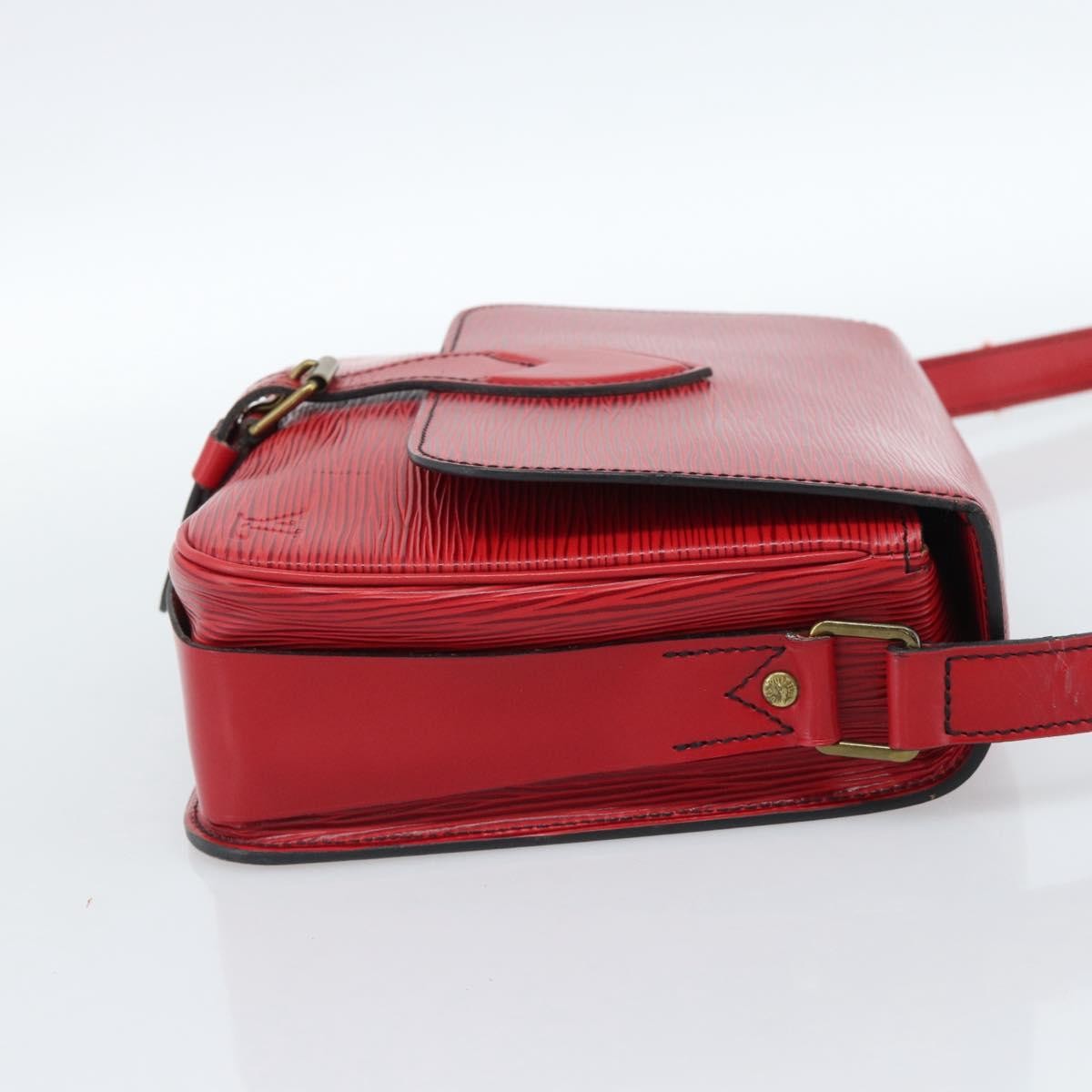 Louis Vuitton Louis Vuitton Cartouchiere Handbag Epi Leather Red Leather Shoulder Bag Bag (Authentic Pre-Loved)