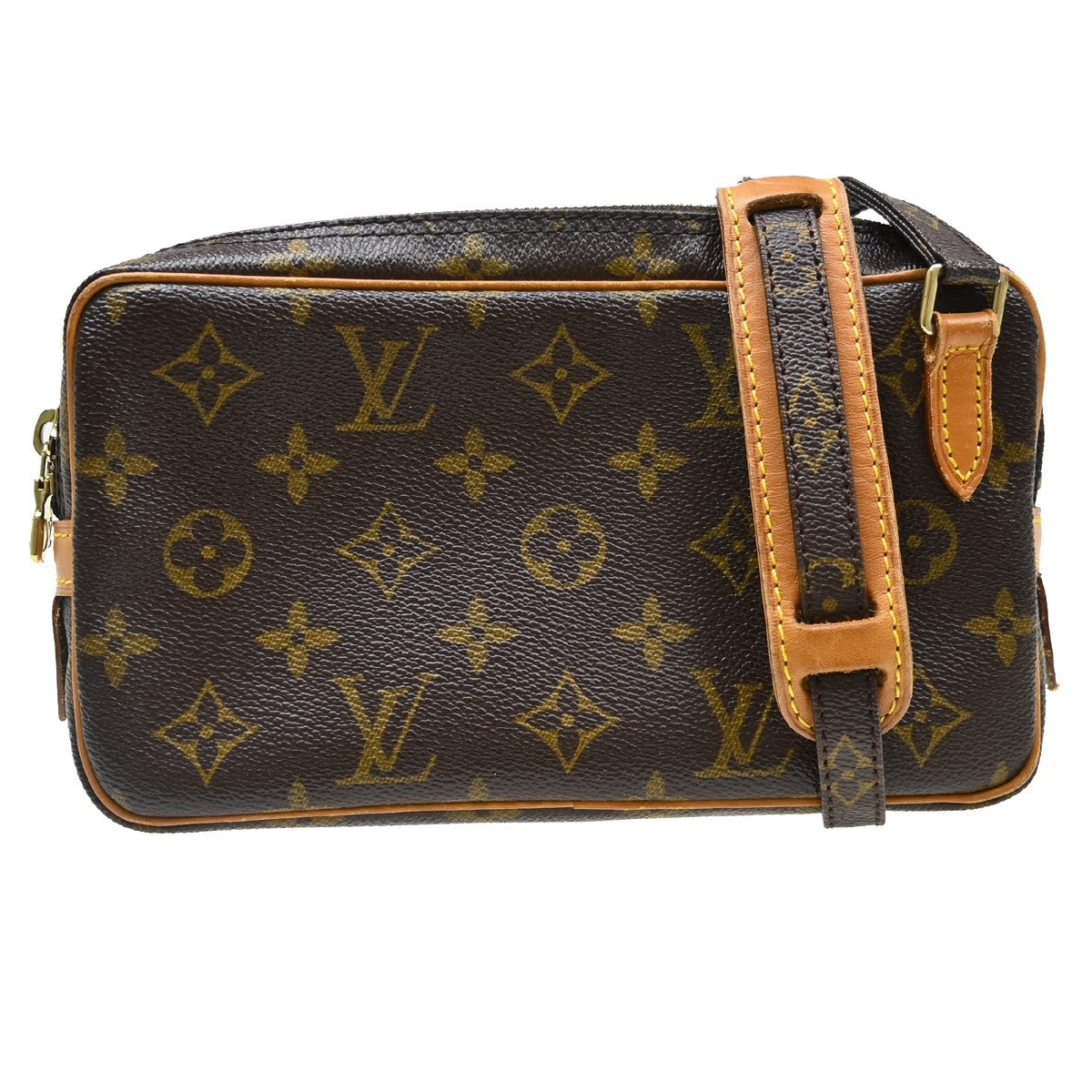 Louis Vuitton Pochette Marly Bandouliere Bag Monogram Canvas Brown Canvas Shoulder Bag Bag (Authentic Pre-Loved)