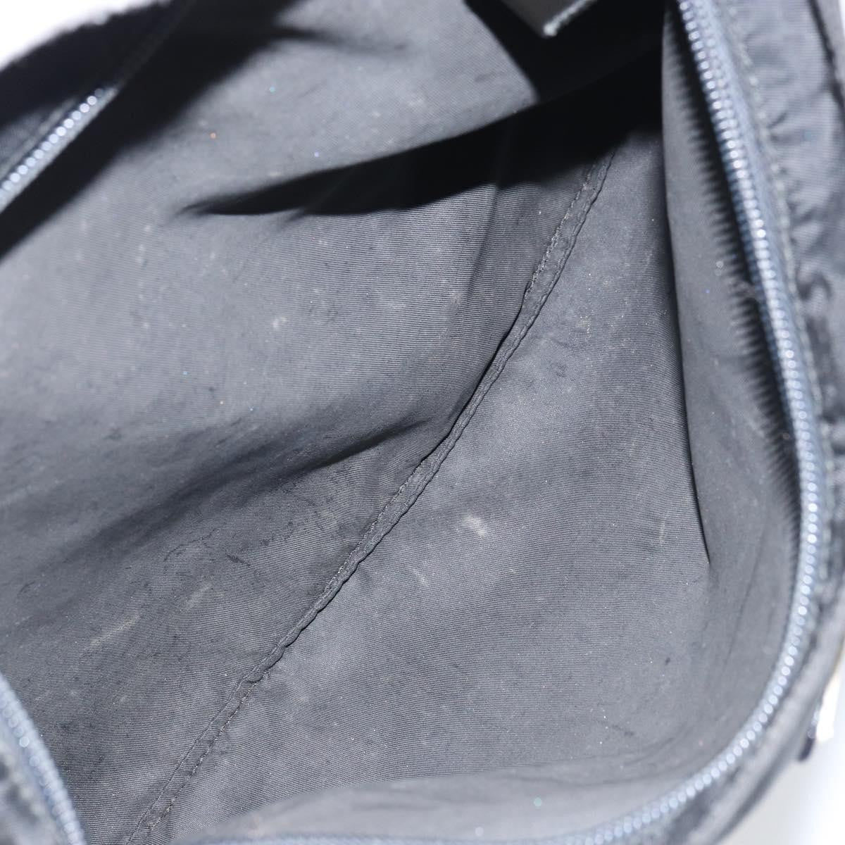 Prada Flat Messenger Bag Tessuto Black Nylon Shoulder Bag Bag (Pre-Loved)