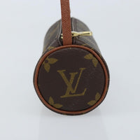 Louis Vuitton Papillon Pochette Monogram Canvas Brown Canvas Clutche & Pouche Bag (Pre-Loved)