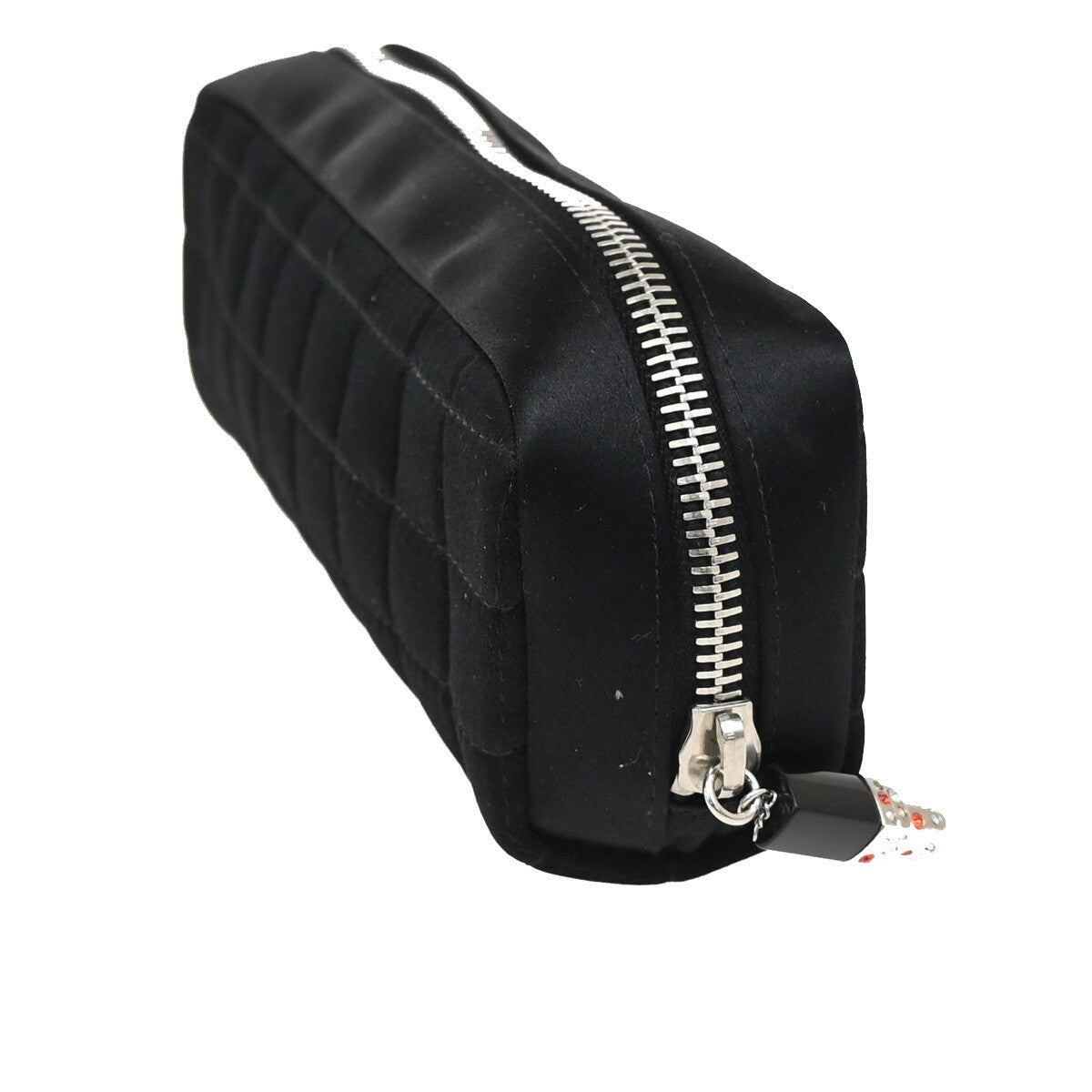 Chanel Chocolate Bar Clutch Nylon Black Nylon Clutche & Pouche Bag (Authentic Pre-Loved)