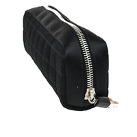 Chanel Chocolate Bar Clutch Nylon Black Nylon Clutche & Pouche Bag (Authentic Pre-Loved)