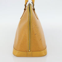 Louis Vuitton Alma Handbag Epi Leather Yellow Leather Handbag (Pre-Loved)
