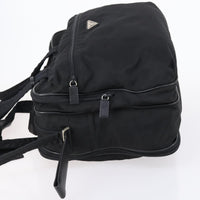 Prada Porta Computer Briefcase Tessuto And Saffiano Leather Black Nylon Briefcase Bag (Authentic Pre-Loved)