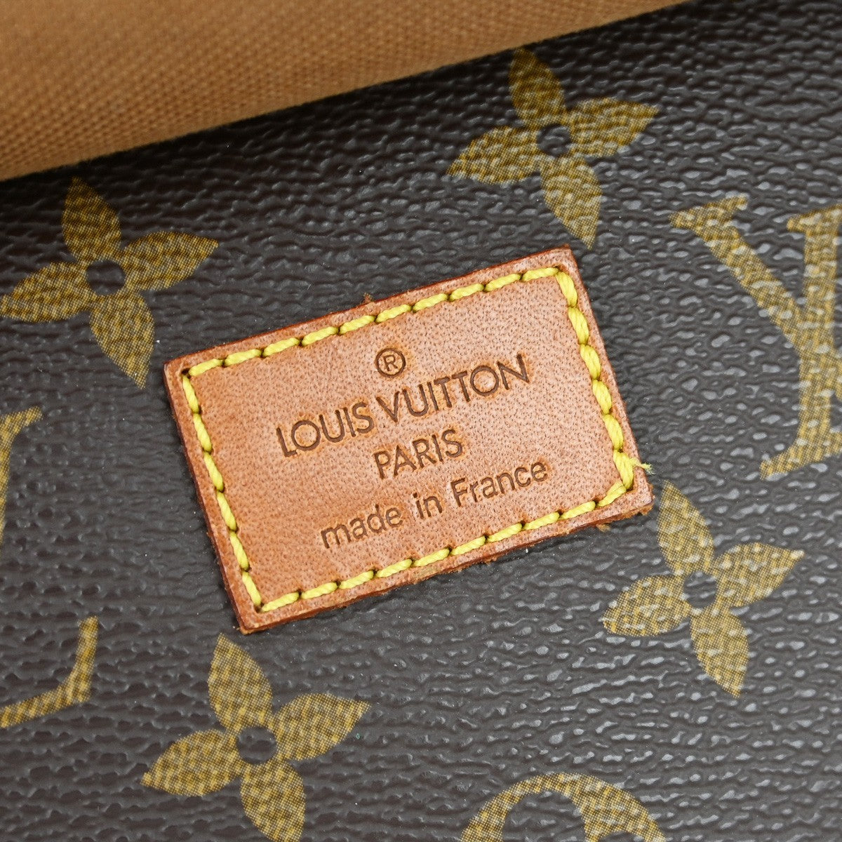 Louis Vuitton Saumur Handbag Monogram Canvas Brown Canvas Shoulder Bag Bag (Pre-Loved)
