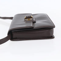 Gucci Vintage Shoulder Bag Leather Brown Leather Shoulder Bag Bag (Authentic Pre-Loved)