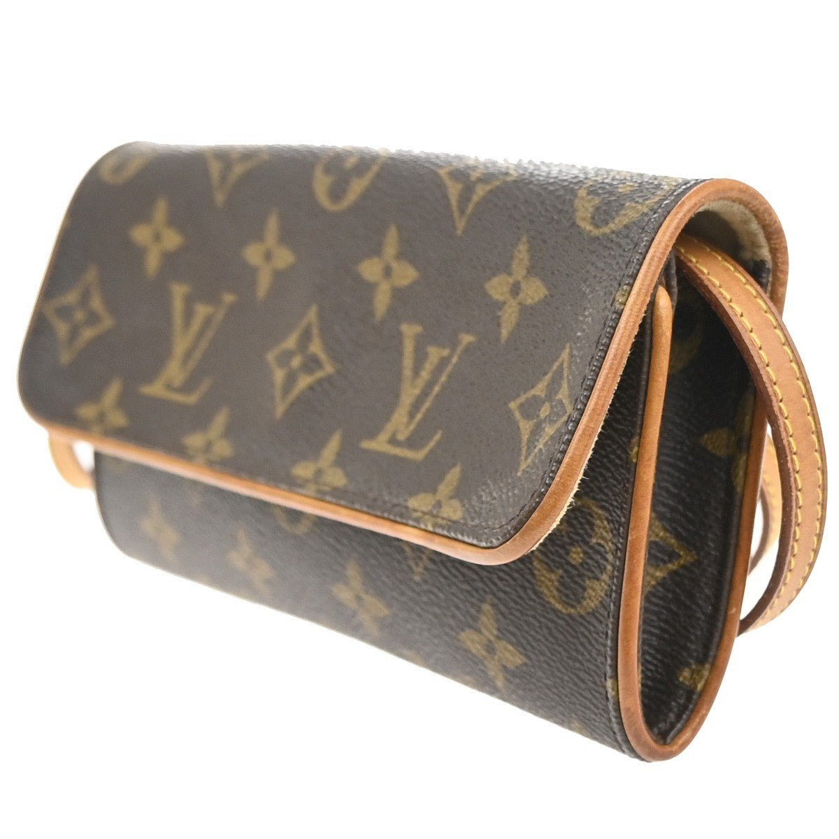 Louis Vuitton Louis Vuitton Twin Handbag Monogram Canvas Brown Canvas Clutche & Pouche Bag (Pre-Loved)
