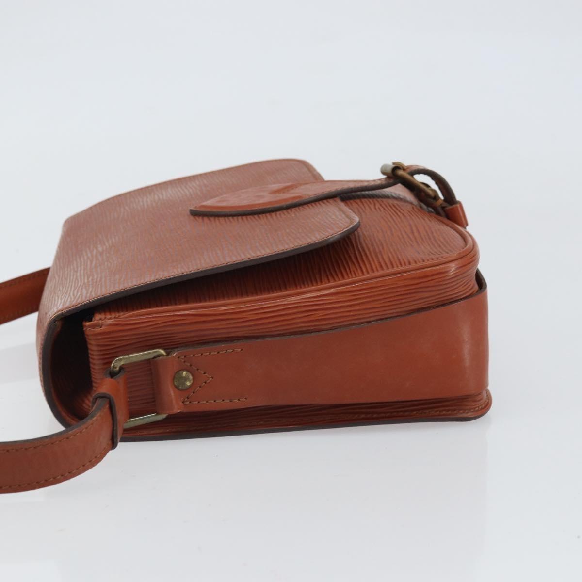 Louis Vuitton Cartouchiere Handbag Epi Leather Brown Leather Shoulder Bag Bag (Authentic Pre-Loved)