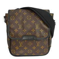 Louis Vuitton Louis Vuitton Bass Messenger Bag Macassar Monogram Canvas Brown Canvas Shoulder Bag Bag (Authentic Pre-Loved)