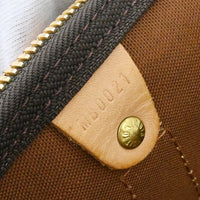 Louis Vuitton Keepall Bandouliere Bag Monogram Canvas Brown Canvas Travel Bag Bag (Pre-Loved)