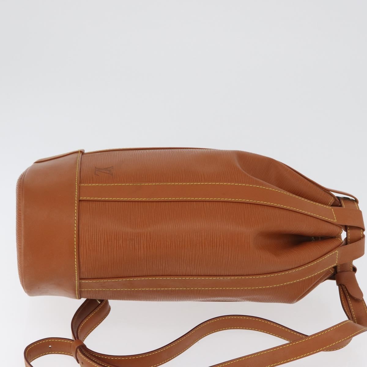 Louis Vuitton Randonnee Backpack Epi Leather Brown Leather Backpack Bag (Authentic Pre-Loved)