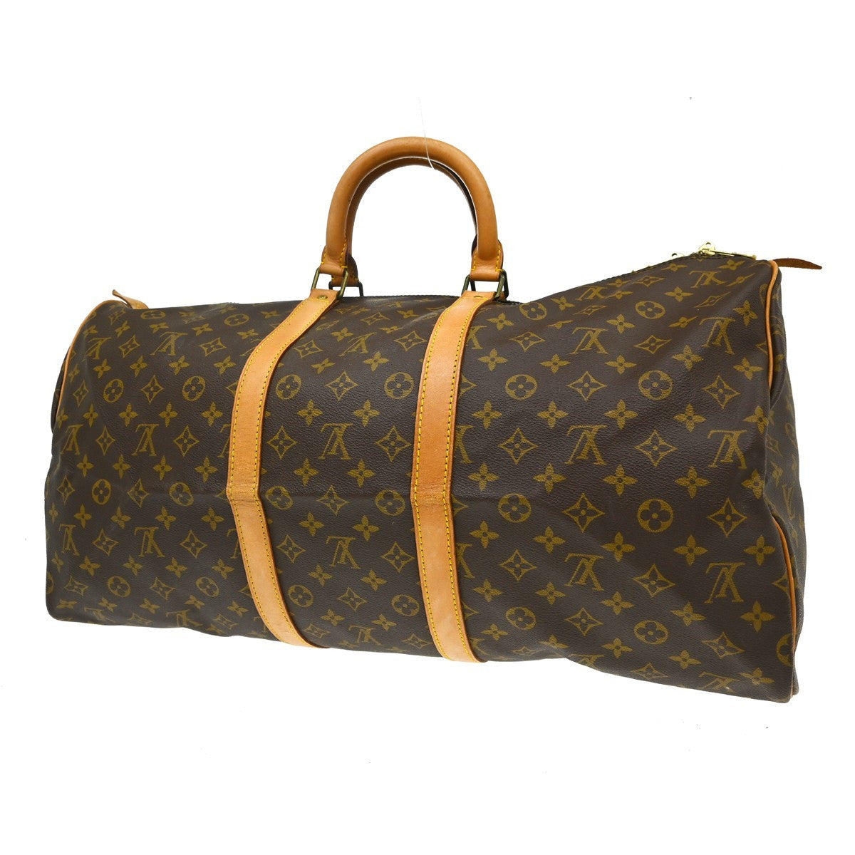 Louis Vuitton Louis Vuitton Keepall Bag Monogram Canvas Brown Canvas Travel Bag Bag (Authentic Pre-Loved)