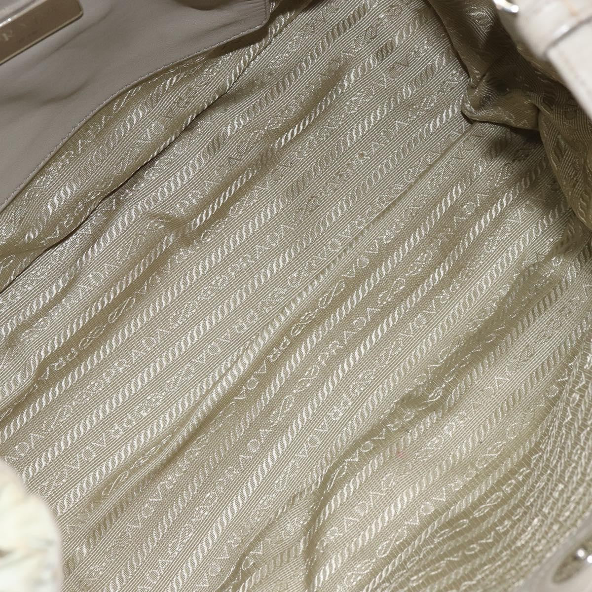 Prada Gaufre Convertible Tote Tessuto Beige Nylon Tote Bag Bag (Pre-Loved)